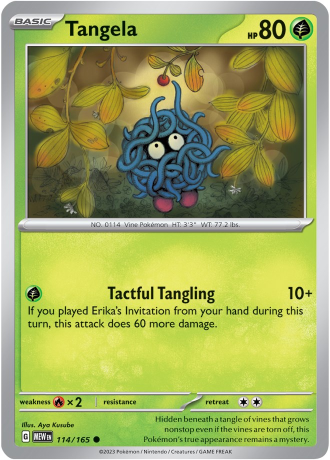 Tangela (114/165) [Scarlet & Violet: 151] | Gear Gaming Bentonville