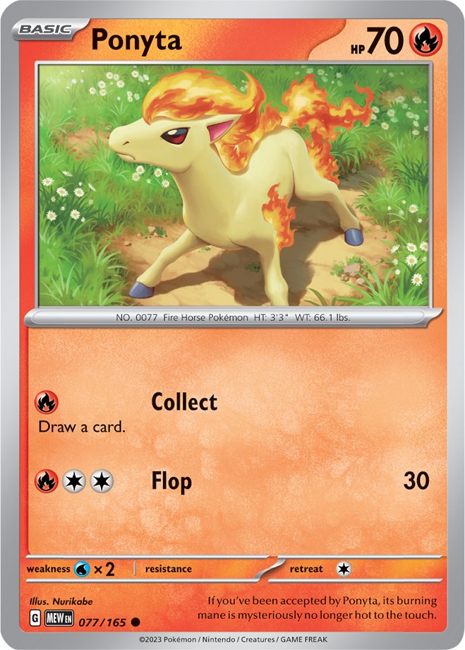 Ponyta (077/165) [Scarlet & Violet 151] | Gear Gaming Bentonville