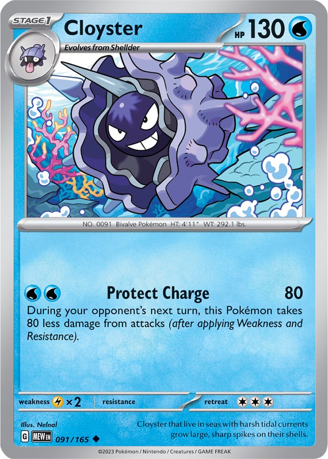 Cloyster (091/165) [Scarlet & Violet: 151] | Gear Gaming Bentonville