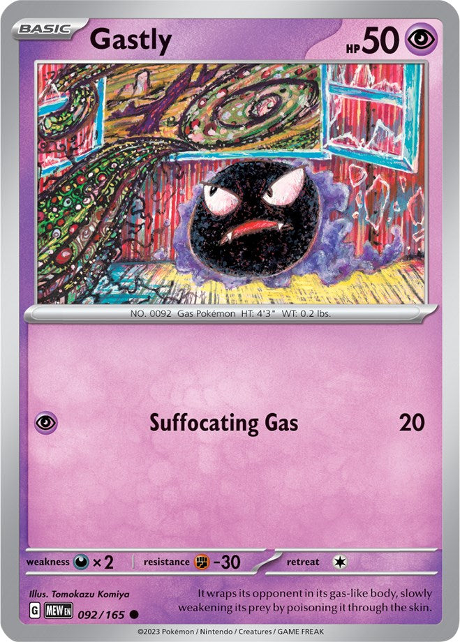 Gastly (092/165) [Scarlet & Violet: 151] | Gear Gaming Bentonville