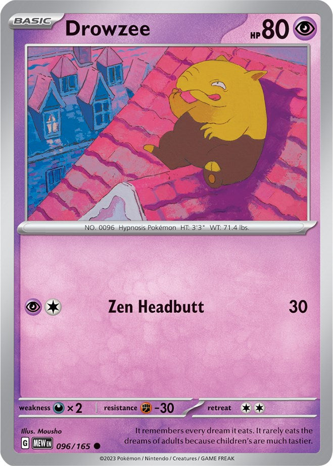 Drowzee (096/165) [Scarlet & Violet: 151] | Gear Gaming Bentonville