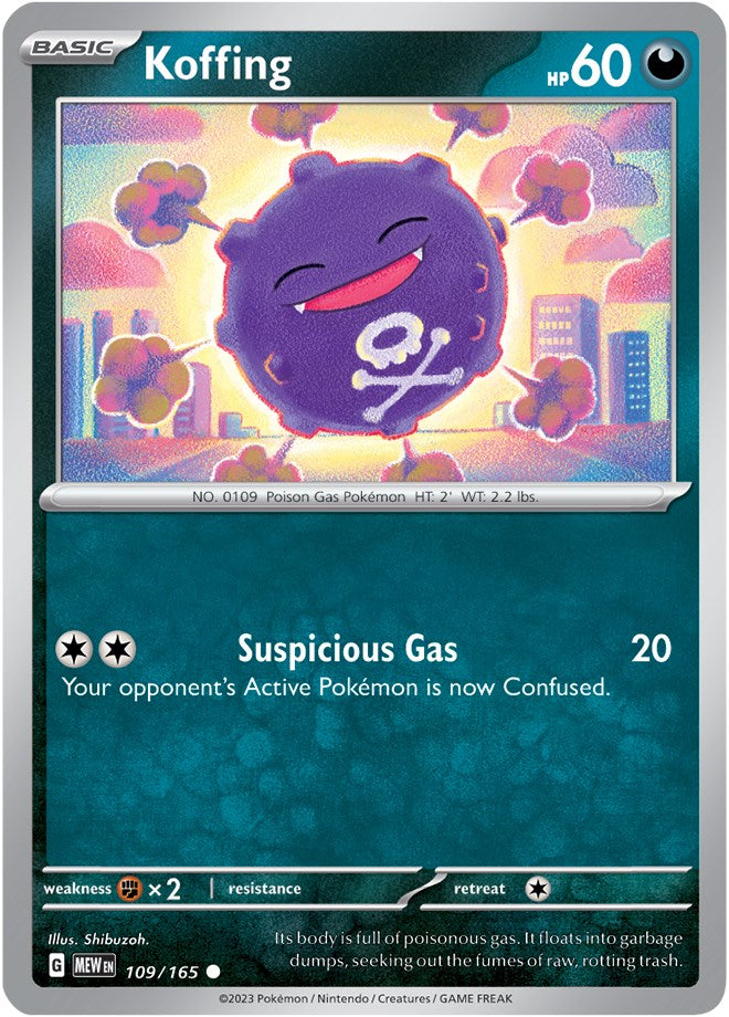 Koffing (109/165) [Scarlet & Violet 151] | Gear Gaming Bentonville