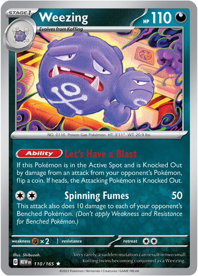 Weezing (110/165) [Scarlet & Violet: 151] | Gear Gaming Bentonville