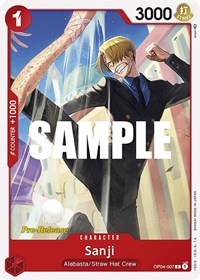 Sanji (007) [Kingdoms of Intrigue Pre-Release Cards] | Gear Gaming Bentonville