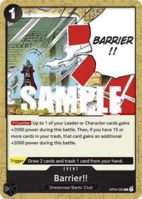 Barrier!! [Kingdoms of Intrigue Pre-Release Cards] | Gear Gaming Bentonville