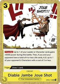 Diable Jambe Joue Shot [Kingdoms of Intrigue Pre-Release Cards] | Gear Gaming Bentonville