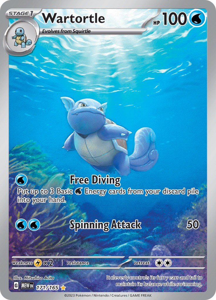 Wartortle (171/165) [Scarlet & Violet: 151] | Gear Gaming Bentonville