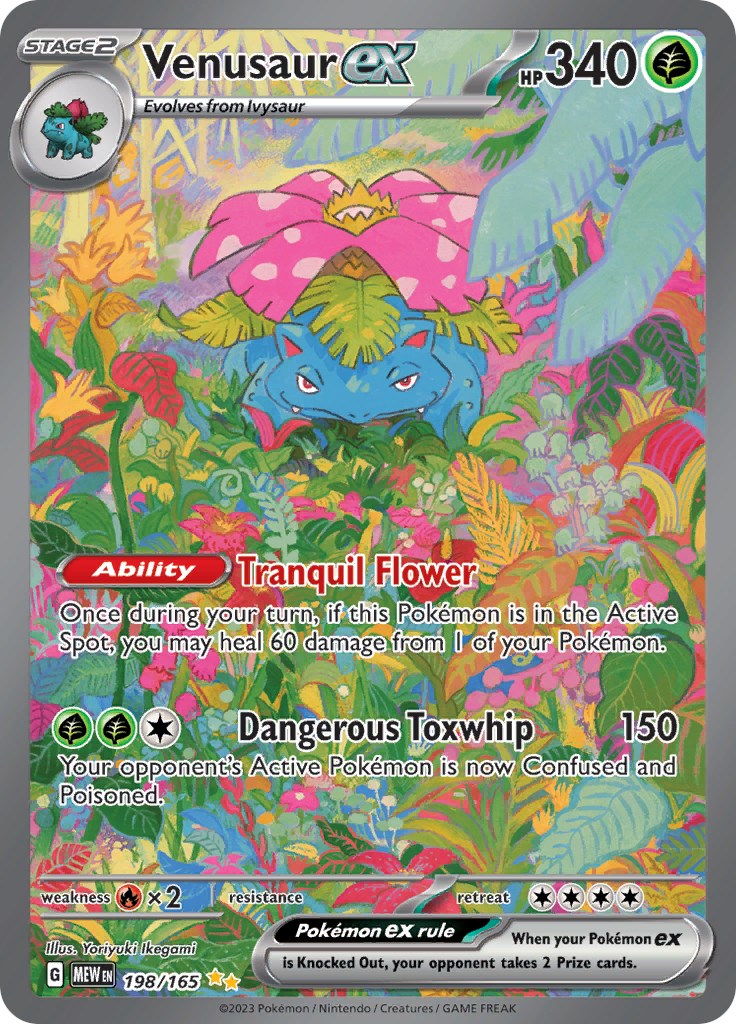 Venusaur ex (198/165) [Scarlet & Violet: 151] | Gear Gaming Bentonville