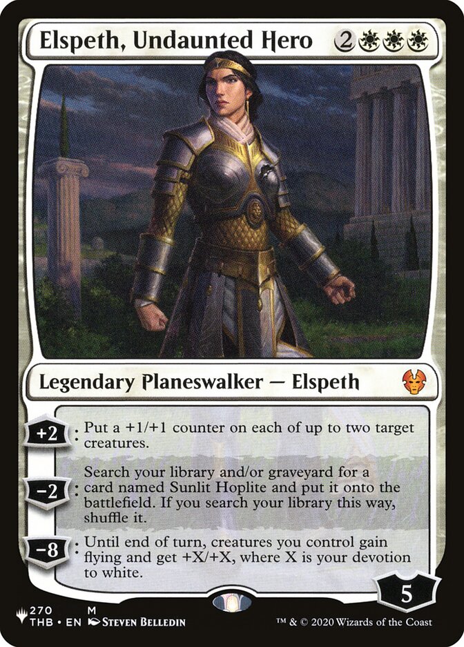 Elspeth, Undaunted Hero [The List] | Gear Gaming Bentonville