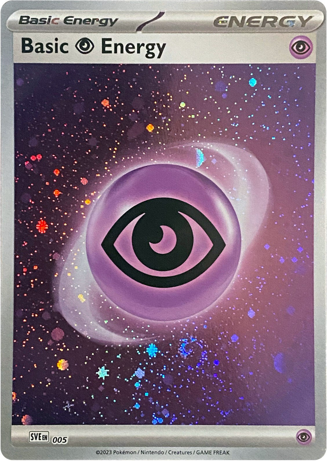 Basic Psychic Energy (005) (Cosmos Holo) [Scarlet & Violet: Base Set] | Gear Gaming Bentonville