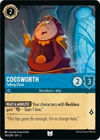Cogsworth - Talking Clock (143/204) [Rise of the Floodborn] | Gear Gaming Bentonville