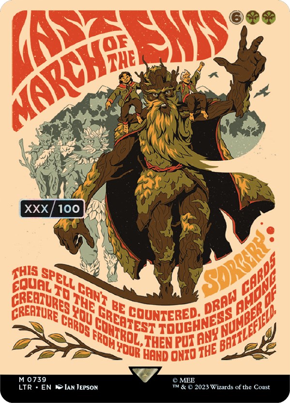 Last March of the Ents (Borderless Poster) (Serialized) [The Lord of the Rings: Tales of Middle-Earth] | Gear Gaming Bentonville