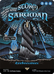 Storm of Saruman (Borderless Poster) (Serialized) [The Lord of the Rings: Tales of Middle-Earth] | Gear Gaming Bentonville