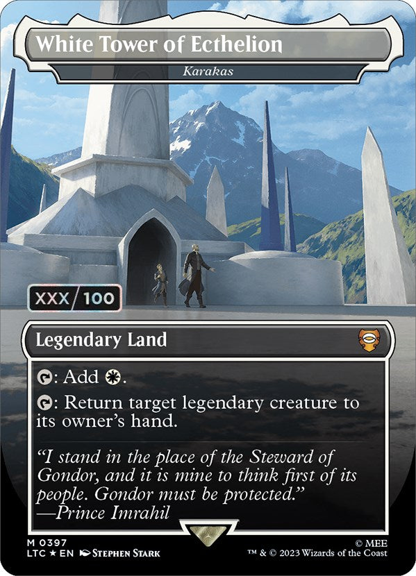 White Tower of Ecthelion - Karakas (Serialized) [The Lord of the Rings: Tales of Middle-Earth Commander] | Gear Gaming Bentonville