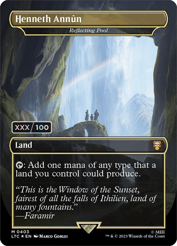 Henneth Annun - Reflecting Pool (Serialized) [The Lord of the Rings: Tales of Middle-Earth Commander] | Gear Gaming Bentonville