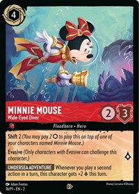 Minnie Mouse - Wide-Eyed Diver (16) [Disney Lorcana Promo Cards] | Gear Gaming Bentonville