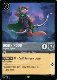 Robin Hood - Capable Fighter (17) [Disney Lorcana Promo Cards] | Gear Gaming Bentonville