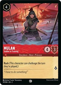 Mulan - Soldier in Training (117/204) [Rise of the Floodborn] | Gear Gaming Bentonville