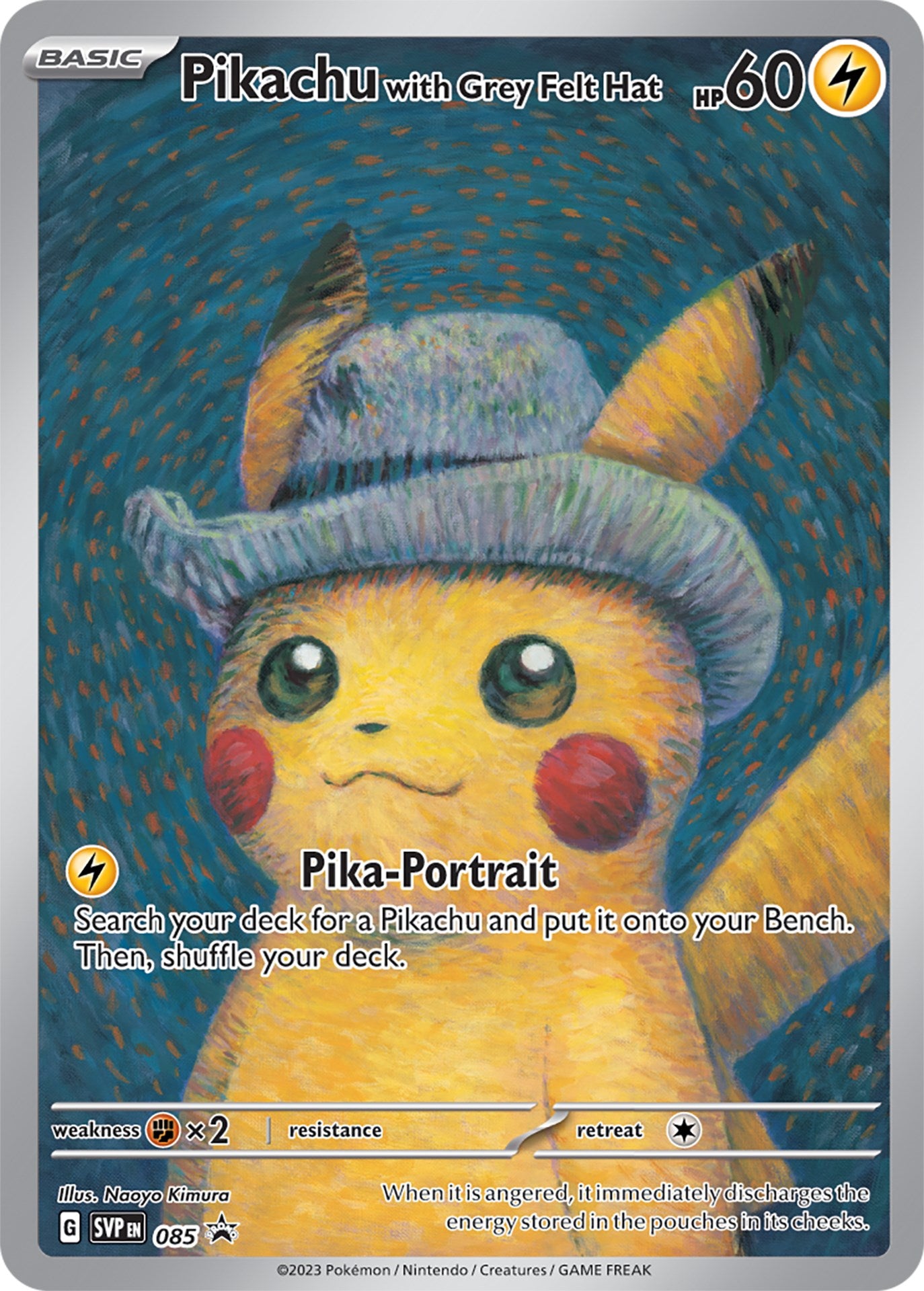 Pikachu with Grey Felt Hat (085) [Scarlet & Violet: Black Star Promos] | Gear Gaming Bentonville