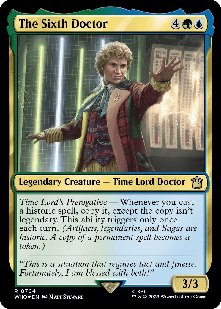 The Sixth Doctor (Surge Foil) [Doctor Who] | Gear Gaming Bentonville