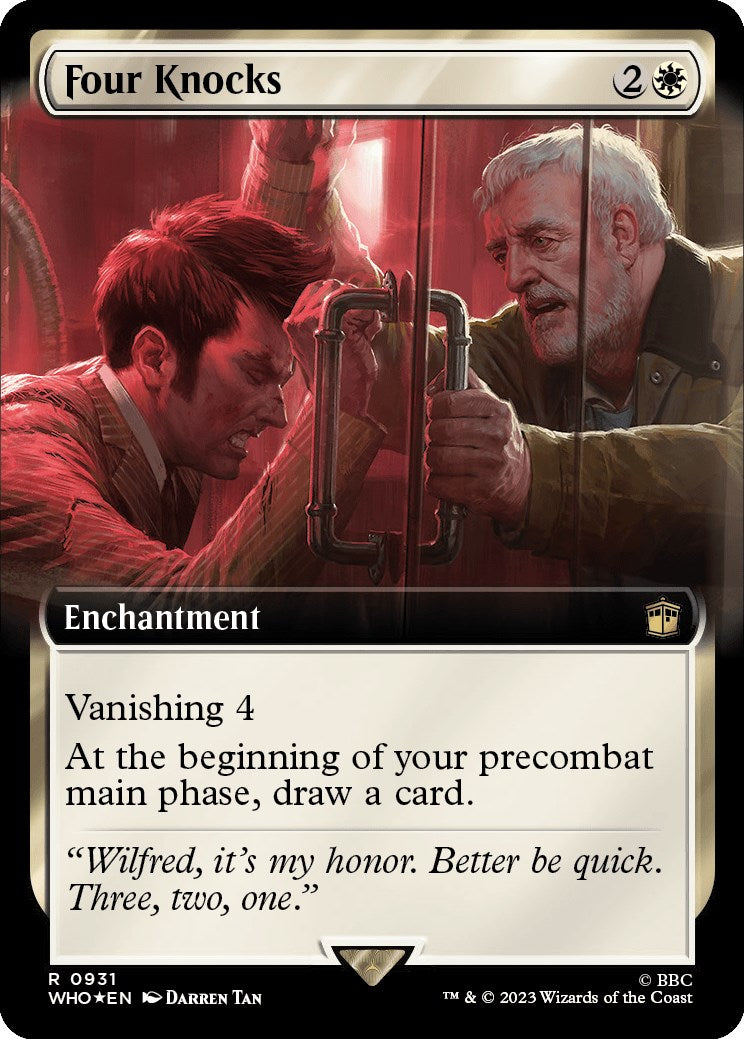 Four Knocks (Extended Art) (Surge Foil) [Doctor Who] | Gear Gaming Bentonville