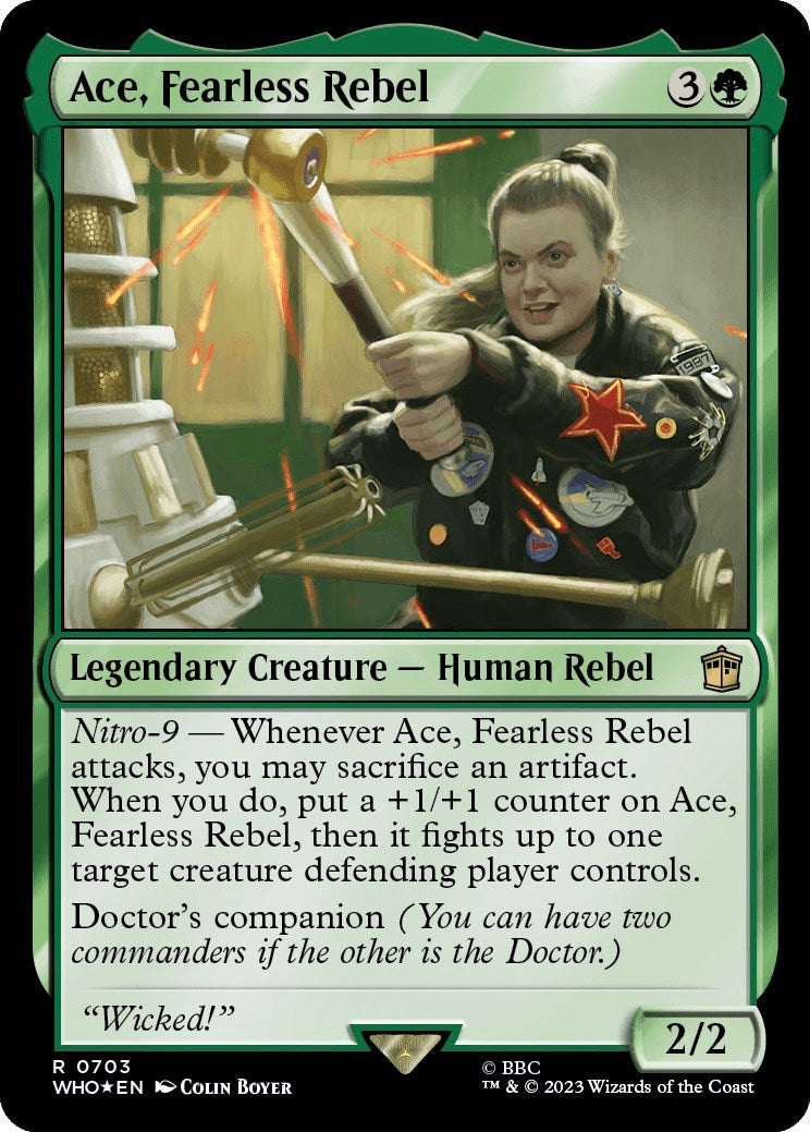 Ace, Fearless Rebel (Surge Foil) [Doctor Who] | Gear Gaming Bentonville