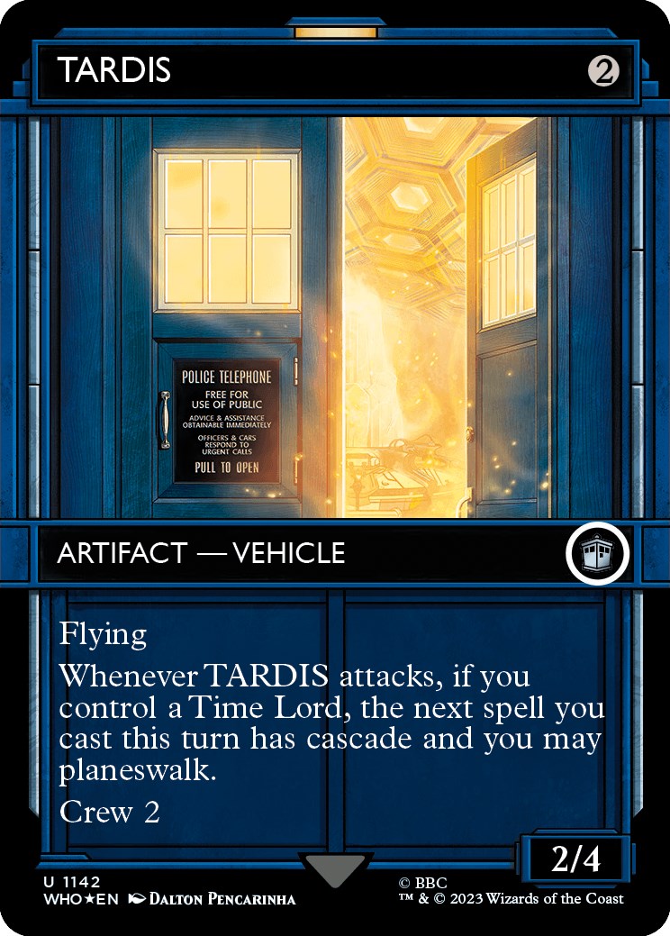 TARDIS (Showcase) (Surge Foil) [Doctor Who] | Gear Gaming Bentonville