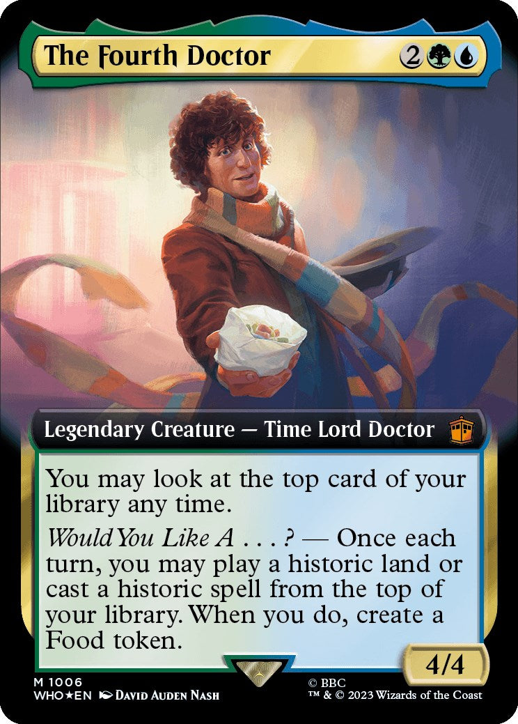 The Fourth Doctor (Extended Art) (Surge Foil) [Doctor Who] | Gear Gaming Bentonville