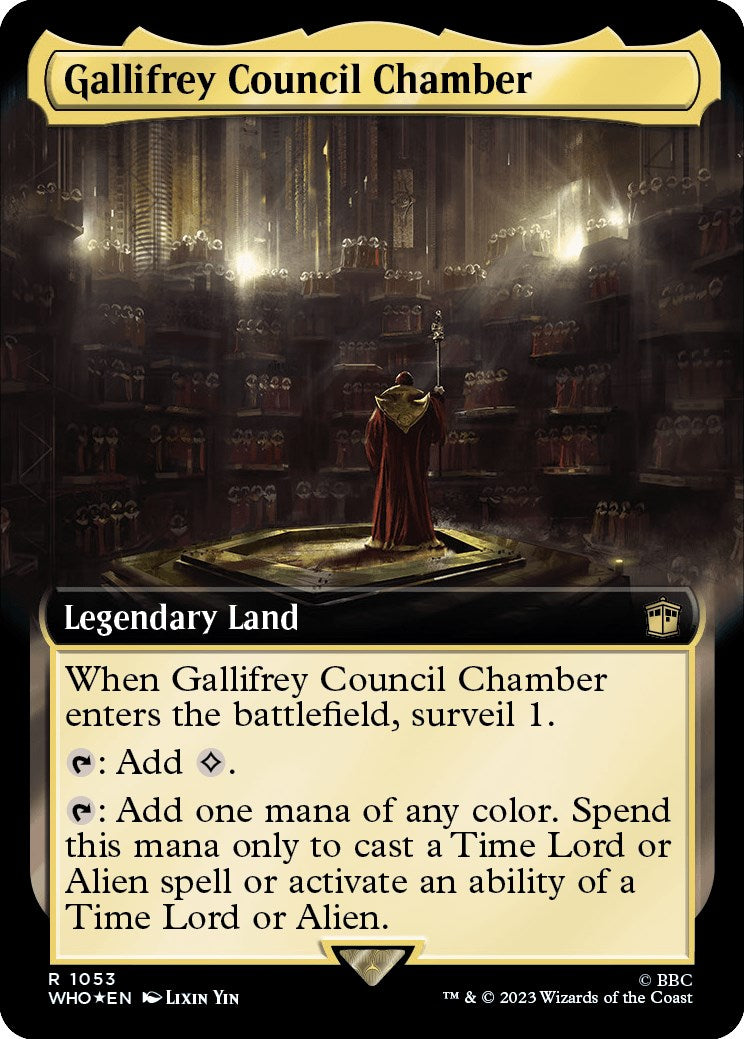 Gallifrey Council Chamber (Extended Art) (Surge Foil) [Doctor Who] | Gear Gaming Bentonville