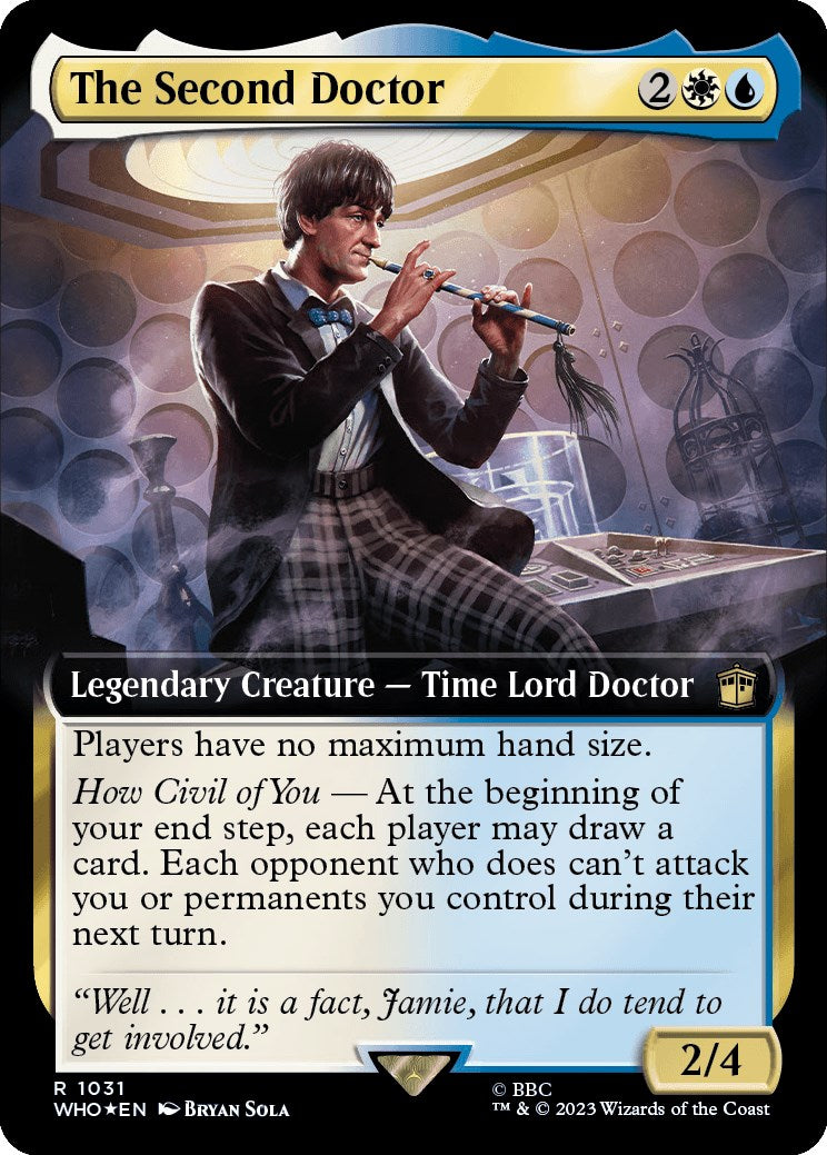 The Second Doctor (Extended Art) (Surge Foil) [Doctor Who] | Gear Gaming Bentonville