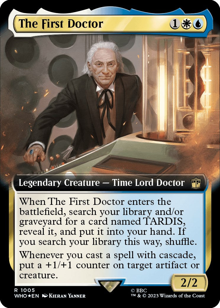 The First Doctor (Extended Art) (Surge Foil) [Doctor Who] | Gear Gaming Bentonville