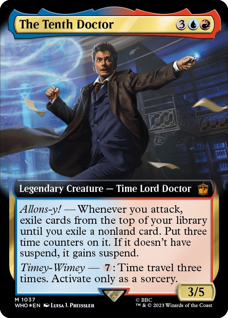 The Tenth Doctor (Extended Art) (Surge Foil) [Doctor Who] | Gear Gaming Bentonville
