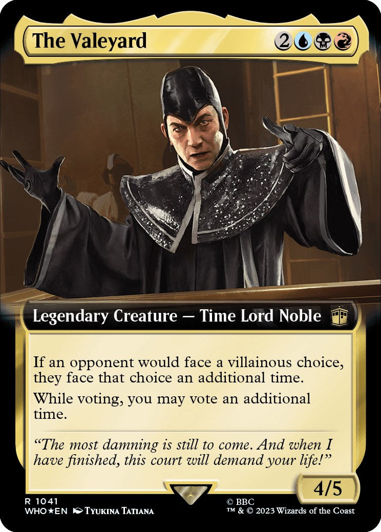 The Valeyard (Extended Art) (Surge Foil) [Doctor Who] | Gear Gaming Bentonville