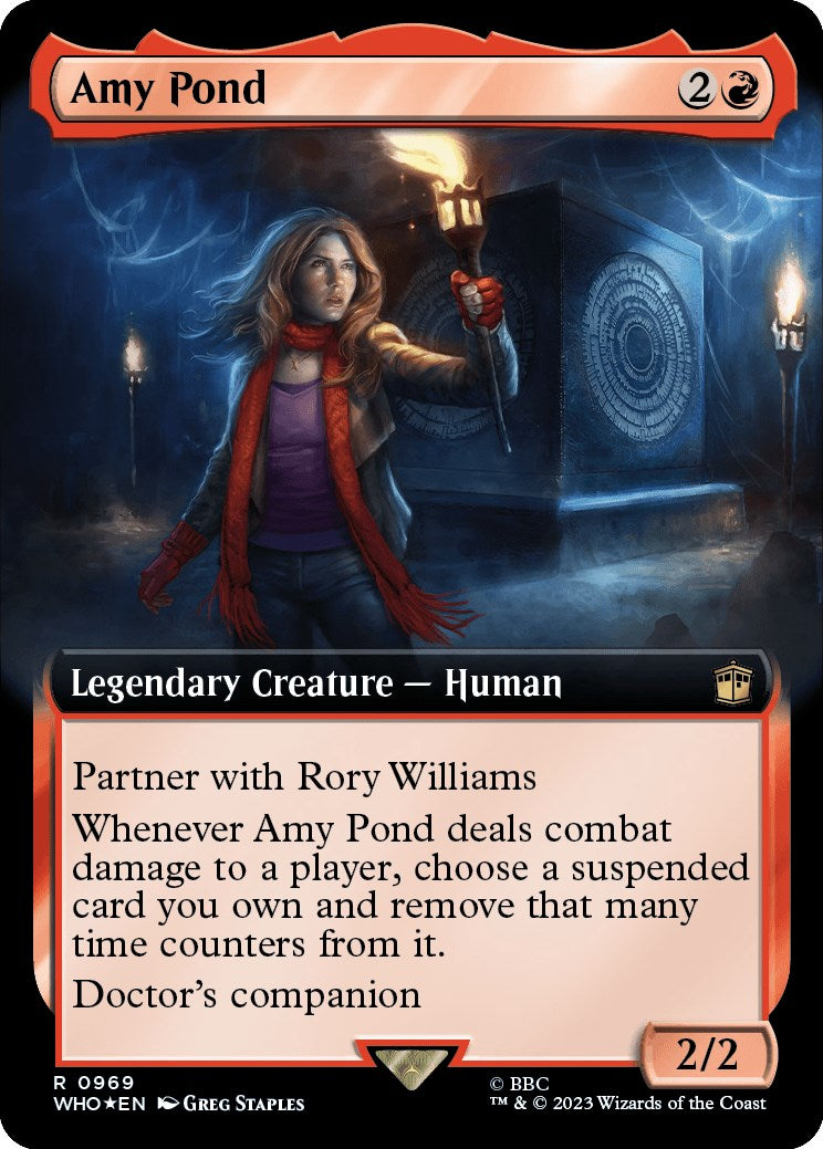 Amy Pond (Extended Art) (Surge Foil) [Doctor Who] | Gear Gaming Bentonville