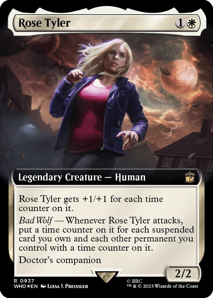 Rose Tyler (Extended Art) (Surge Foil) [Doctor Who] | Gear Gaming Bentonville