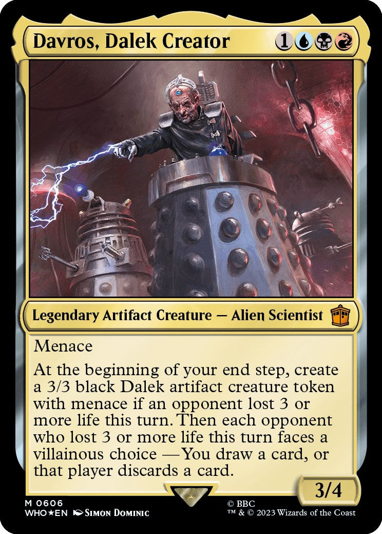 Davros, Dalek Creator (Surge Foil) [Doctor Who] | Gear Gaming Bentonville