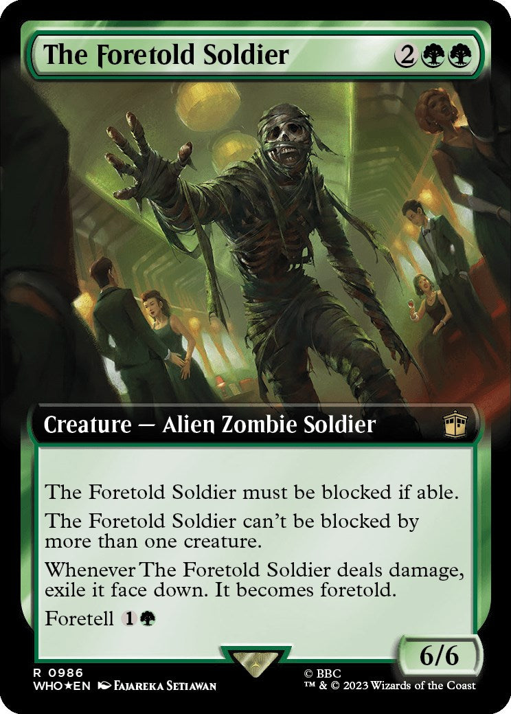 The Foretold Soldier (Extended Art) (Surge Foil) [Doctor Who] | Gear Gaming Bentonville