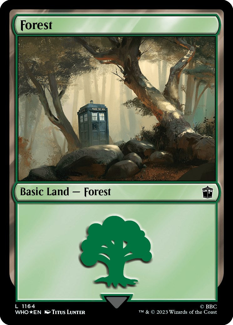 Forest (1164) (Surge Foil) [Doctor Who] | Gear Gaming Bentonville