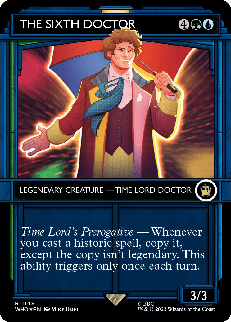 The Sixth Doctor (Showcase) (Surge Foil) [Doctor Who] | Gear Gaming Bentonville