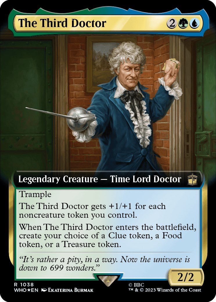 The Third Doctor (Extended Art) (Surge Foil) [Doctor Who] | Gear Gaming Bentonville