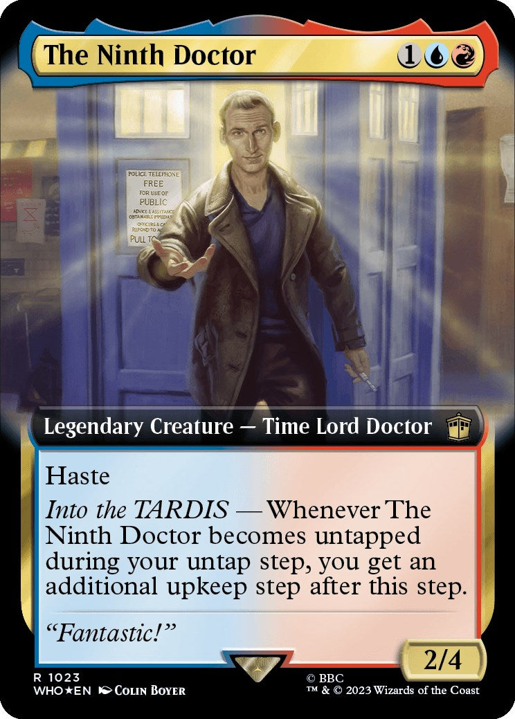 The Ninth Doctor (Extended Art) (Surge Foil) [Doctor Who] | Gear Gaming Bentonville