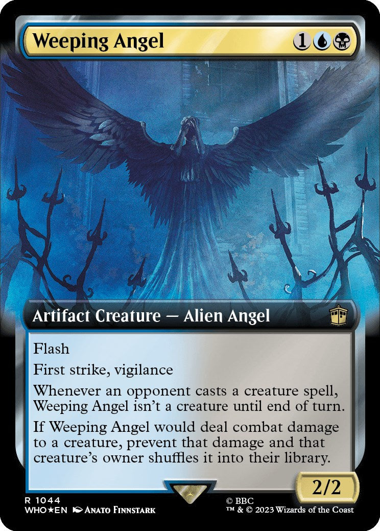 Weeping Angel (Extended Art) (Surge Foil) [Doctor Who] | Gear Gaming Bentonville