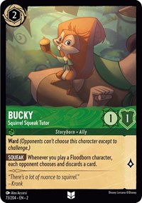 Bucky - Squirrel Squeak Tutor (73/204) [Rise of the Floodborn] | Gear Gaming Bentonville