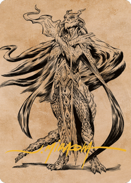 Lozhan, Dragons' Legacy Art Card (Gold-Stamped Signature) [Commander Legends: Battle for Baldur's Gate Art Series] | Gear Gaming Bentonville