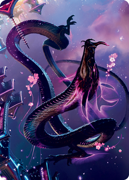 Junji, the Midnight Sky 1 Art Card [Kamigawa: Neon Dynasty Art Series] | Gear Gaming Bentonville
