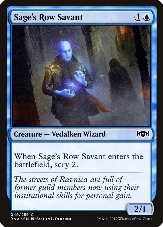 Sage's Row Savant [Ravnica Allegiance] | Gear Gaming Bentonville