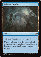 Halimar Depths [Duskmourn: House of Horror Commander] | Gear Gaming Bentonville