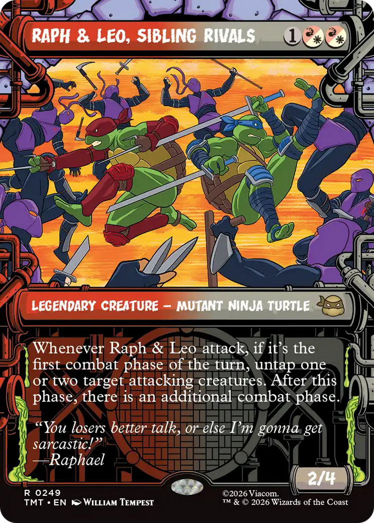 Raph & Leo, Sibling Rivals (Showcase) [Teenage Mutant Ninja Turtles] | Gear Gaming Bentonville