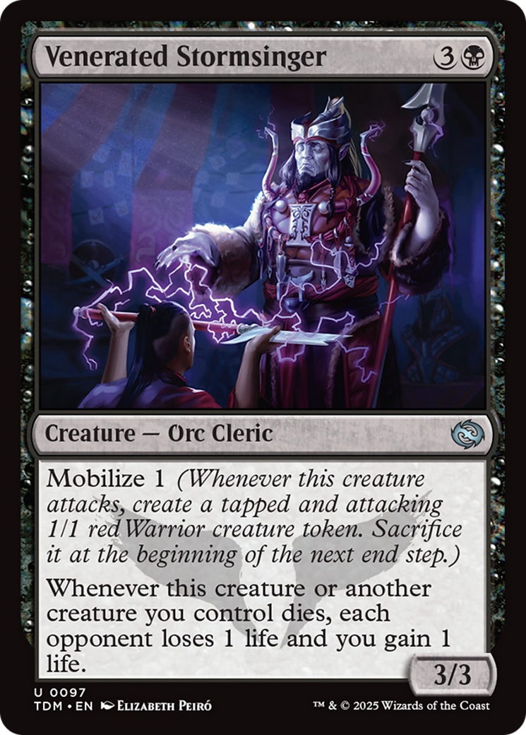 Venerated Stormsinger [Tarkir: Dragonstorm] | Gear Gaming Bentonville