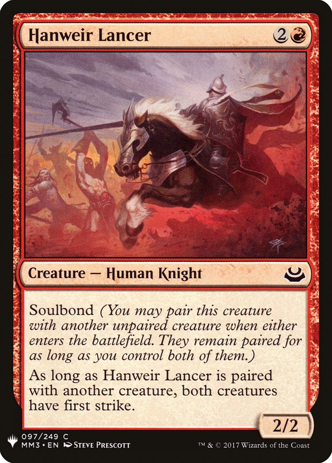 Hanweir Lancer [Mystery Booster] | Gear Gaming Bentonville